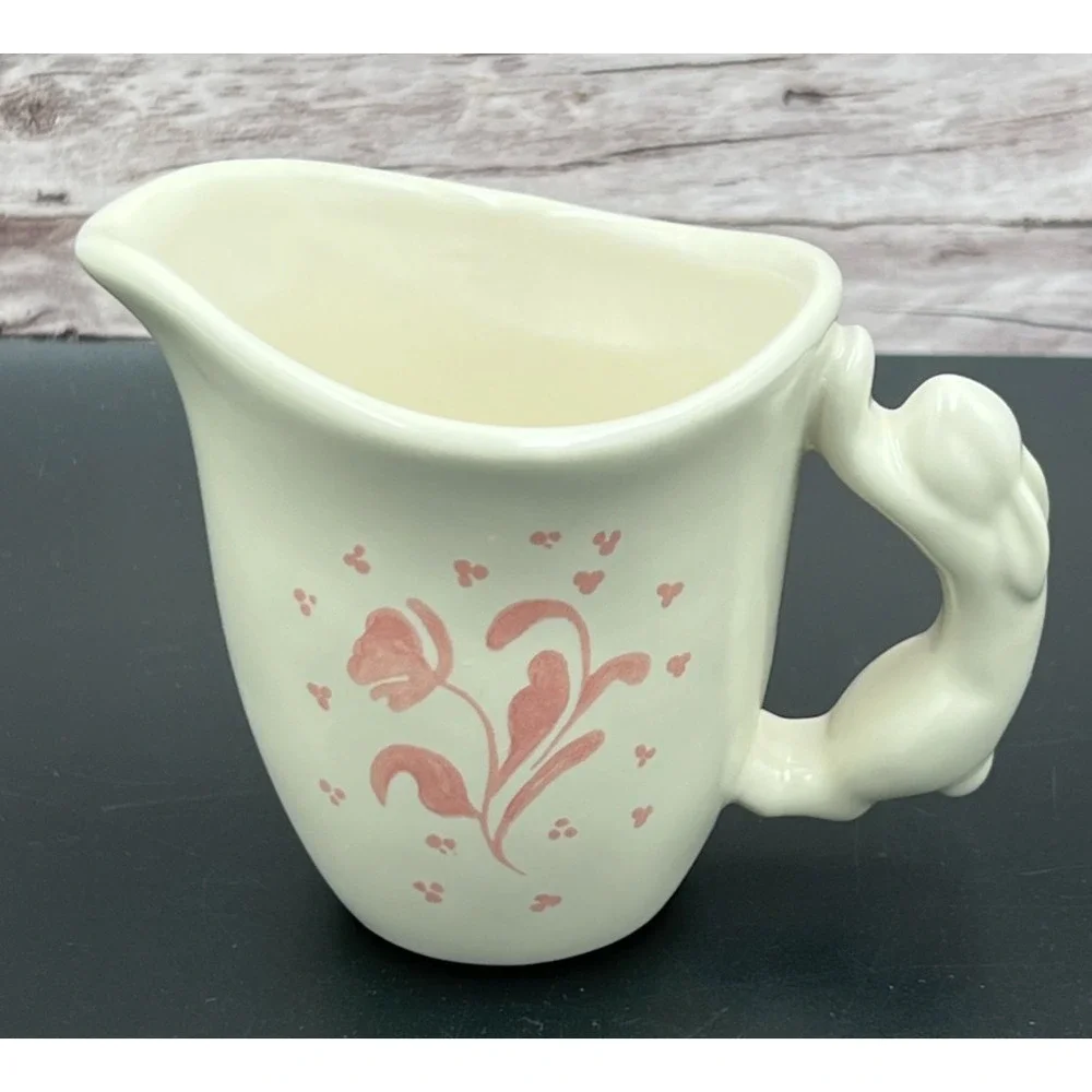 Target Threshold Aralia Pink Bunny Stoneware Creamer Dish Ceramic Spring Easter